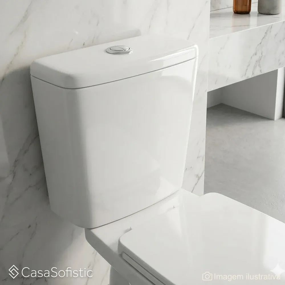 Caixa Acoplada Ravena Branco Izy Aspen Fast Flex - Deca