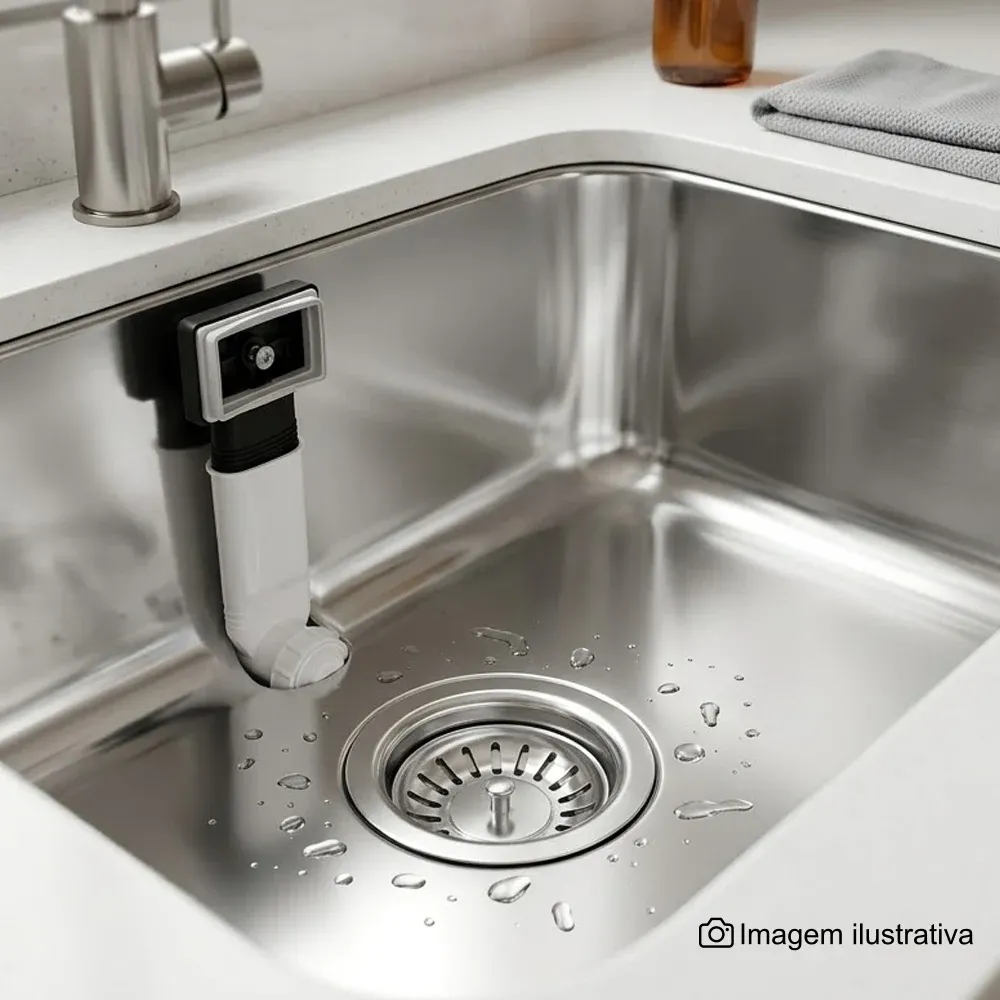 Válvula Tramontina 4.1/2 com Escape Aço Inox para Pias e Cubas 94510033