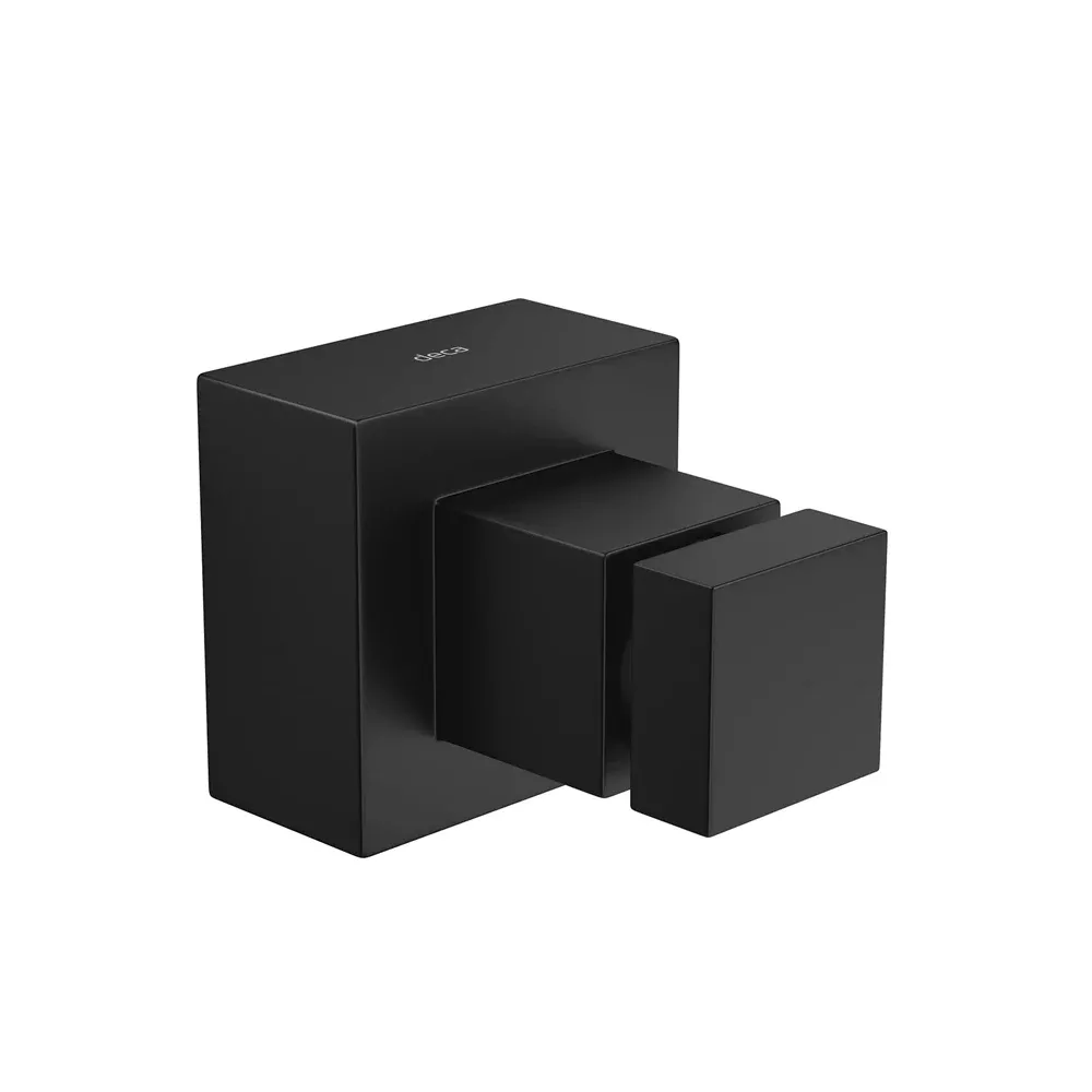 Acabamento Registro Gaveta Deca Cubo Black Matte 1.1/4 e 1.1/2 4900.BL86.GD.MT