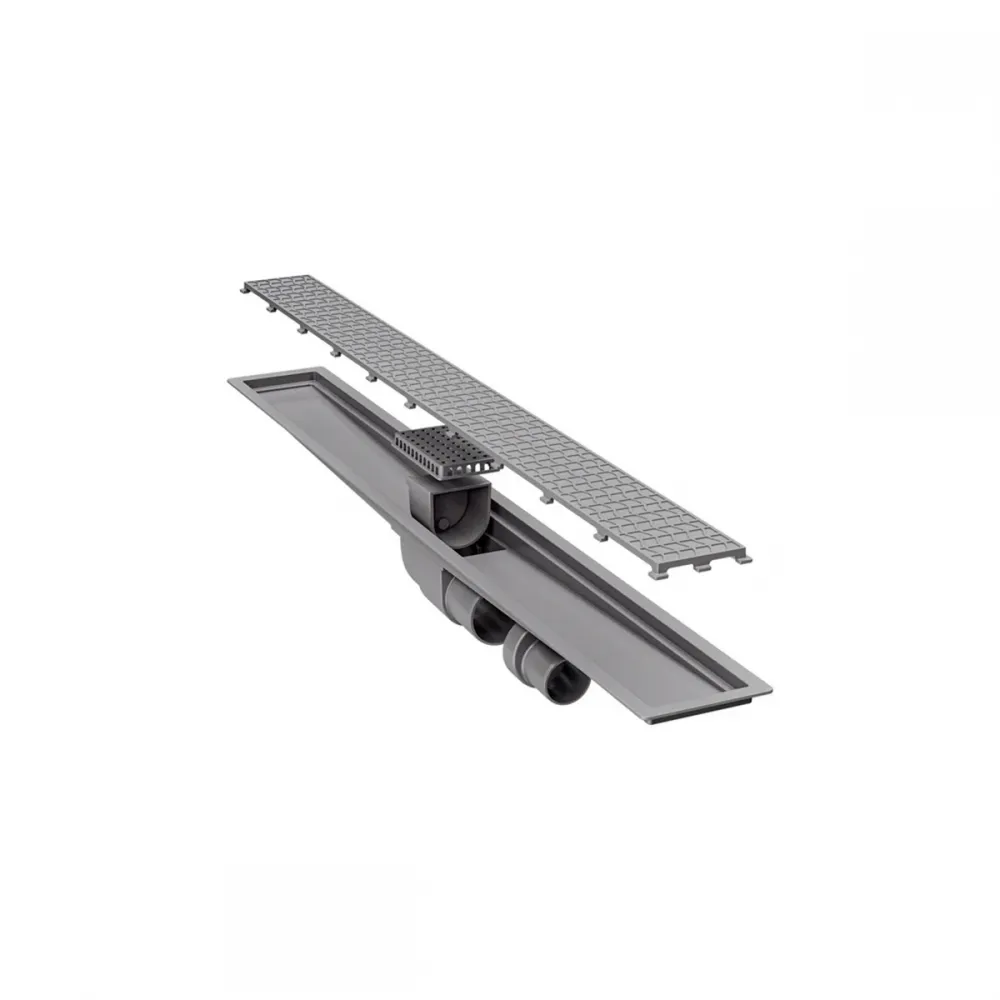 Ralo Neo Hidden Tramontina em PVC 7,5 x 120 cm - Ralo Linear Oculto Invisível