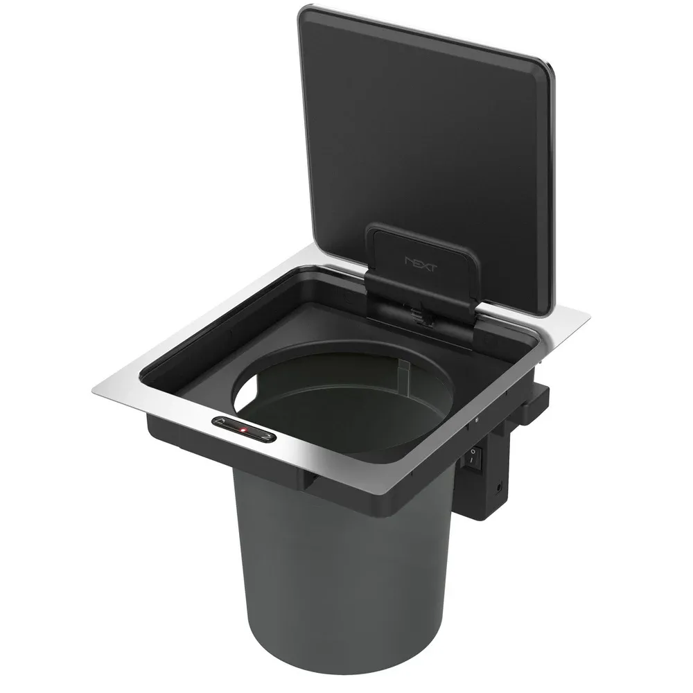 Lixeira de Embutir Inox 5L com Sensor Tramontina Next - Automática para Bancada