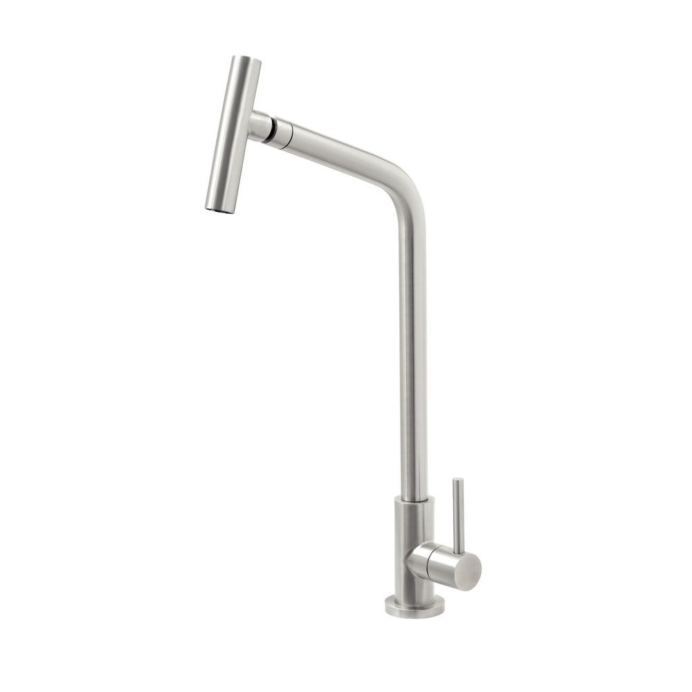 Torneira Versa Tramontina em Aço Inox com Bica Articulada