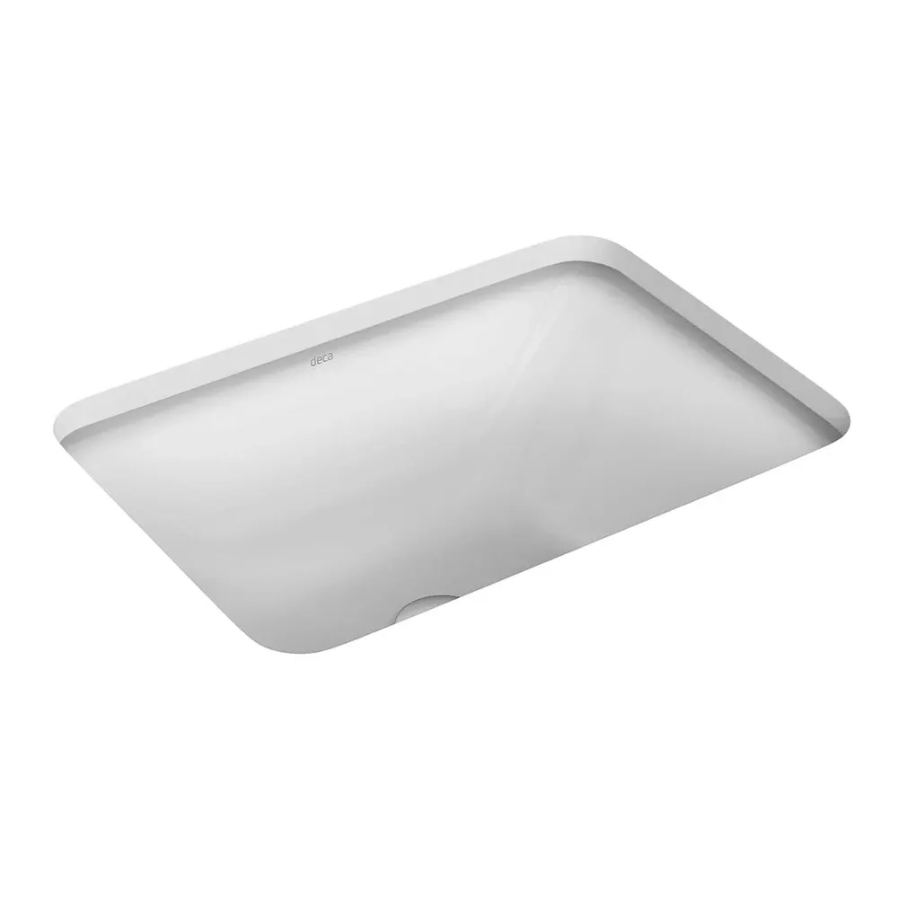 Cuba de Embutir Retangular Deca Linha L 35,5x48 cm Branco