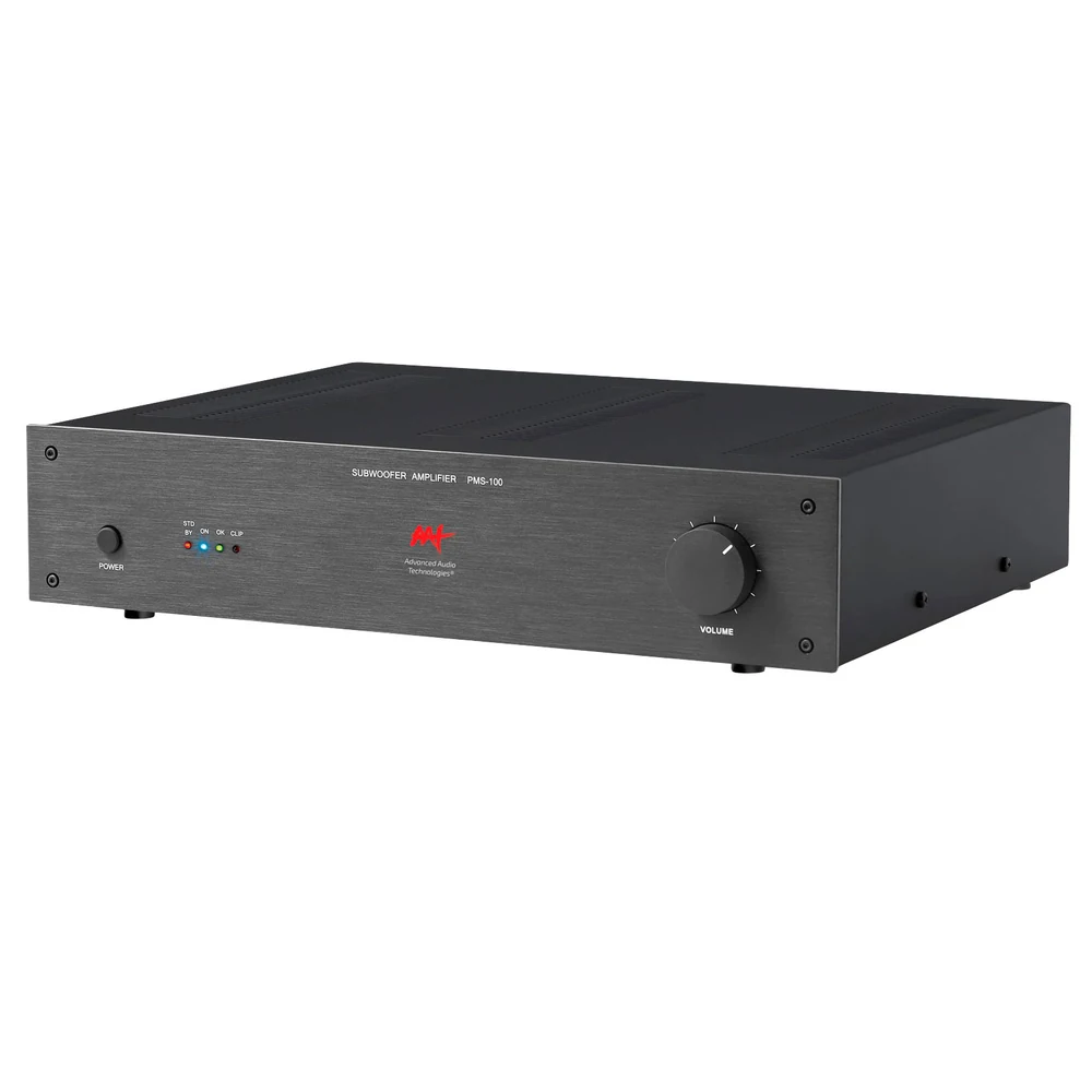 Amplificador para Subwoofer Passivo AAT PMS-100 Classe AB 200W RMS Máximos