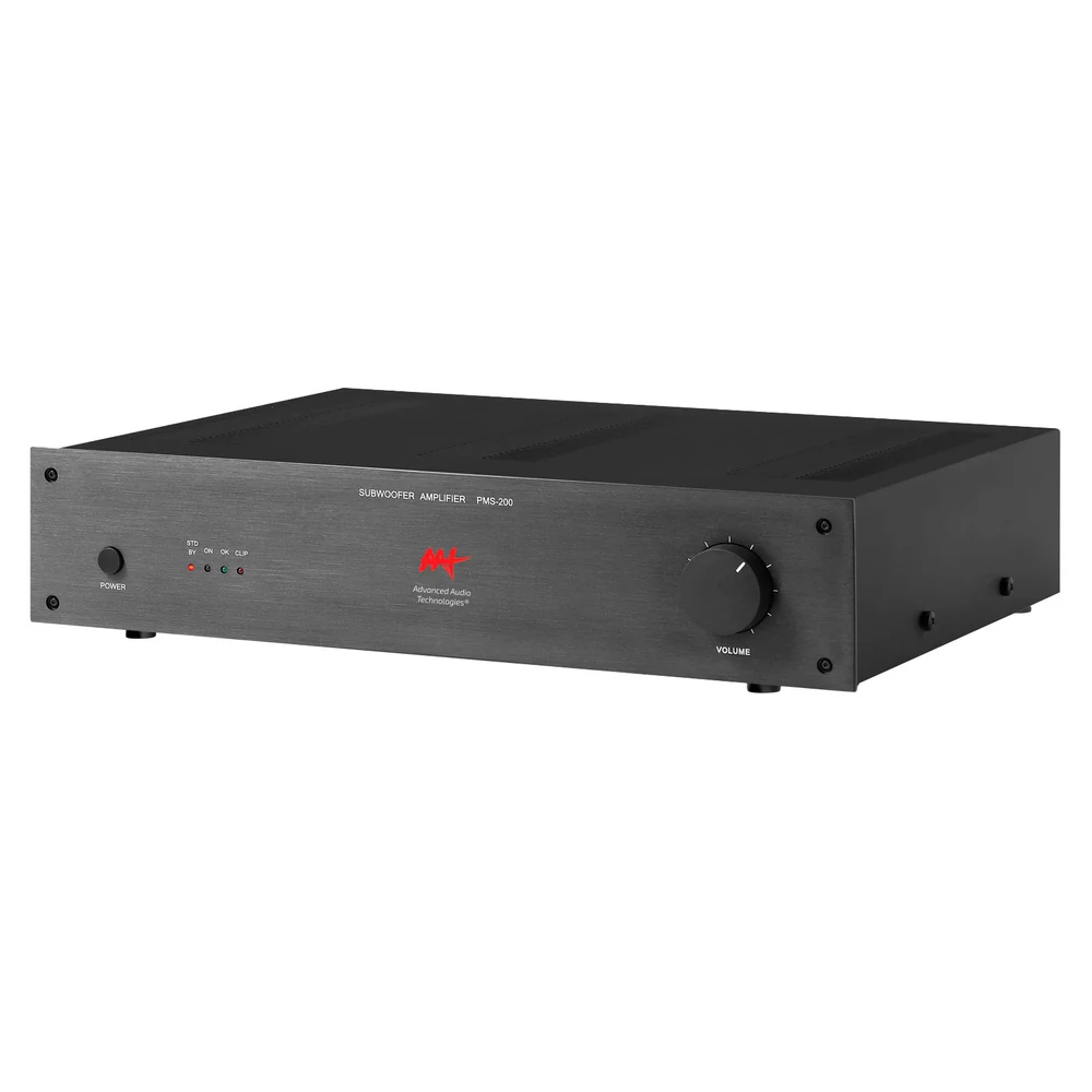 Amplificador para Subwoofer Passivo AAT PMS-200 Classe AB 400W RMS Máximos