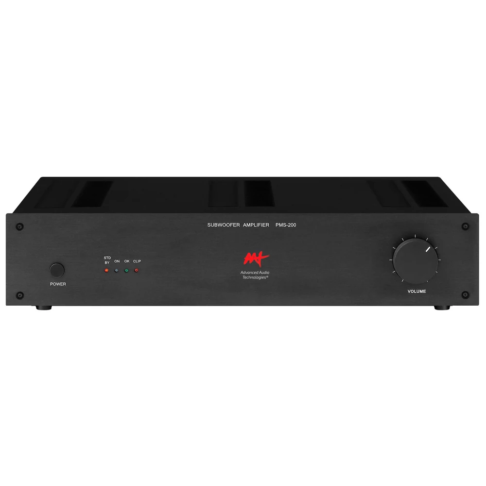 Amplificador para Subwoofer Passivo AAT PMS-200 Classe AB 400W RMS Máximos