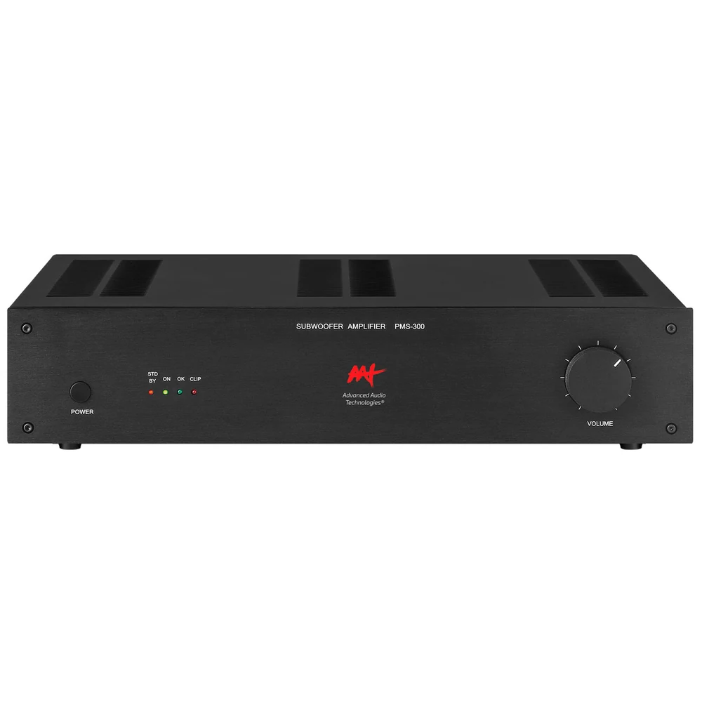 Amplificador para Subwoofer Passivo AAT PMS-300 Classe AB 600W RMS Máximos