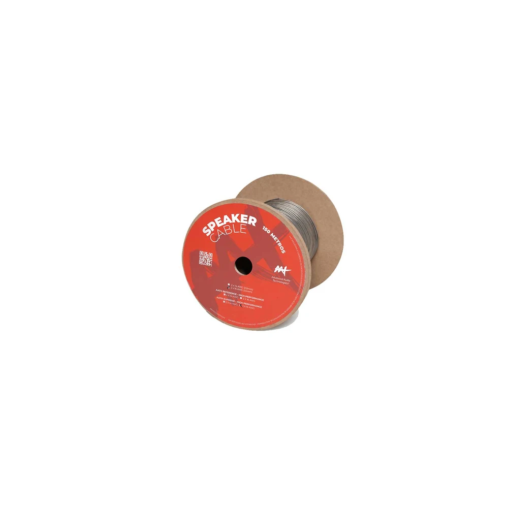 Cabo Marinizado para Caixa Acústica AAT Supreme OFC Estanhado 2x1,5mm² Bobina de 150m