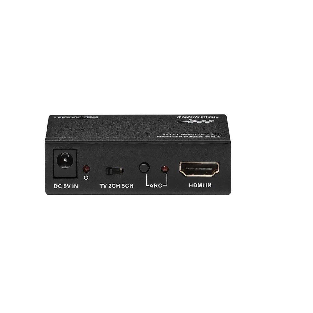 Conversor HDMI ARC com Extrator de Áudio 5.1 AAT ARC Extractor Saída Óptica TOSLINK e RCA 4K 30Hz