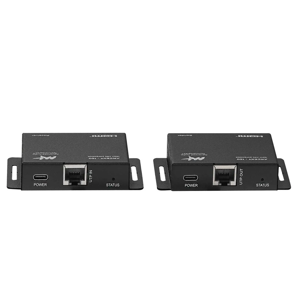 Extensor HDMI ARC e Óptico AAT ARCEXT-150 TX e RX por Cabo de Rede CAT5e ou CAT6 até 150 Metros