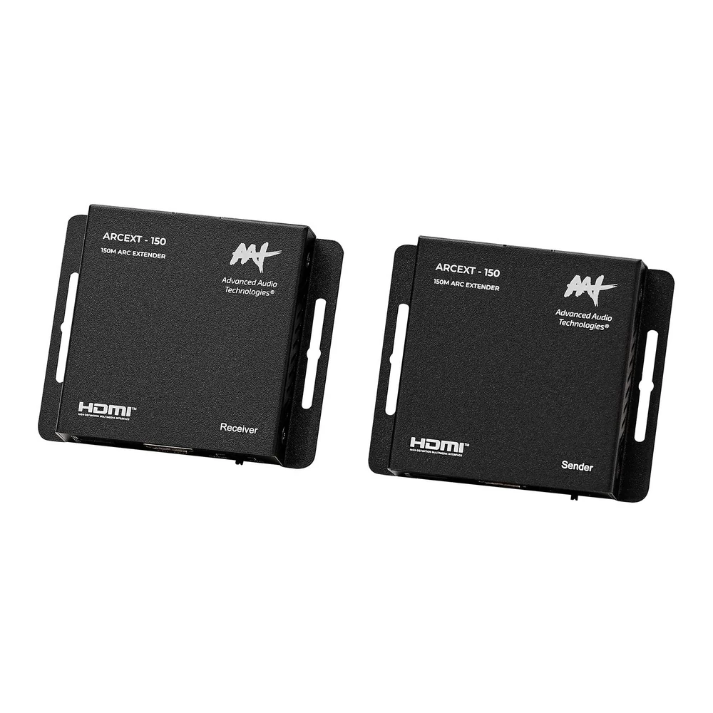 Extensor HDMI ARC e Óptico AAT ARCEXT-150 TX e RX por Cabo de Rede CAT5e ou CAT6 até 150 Metros