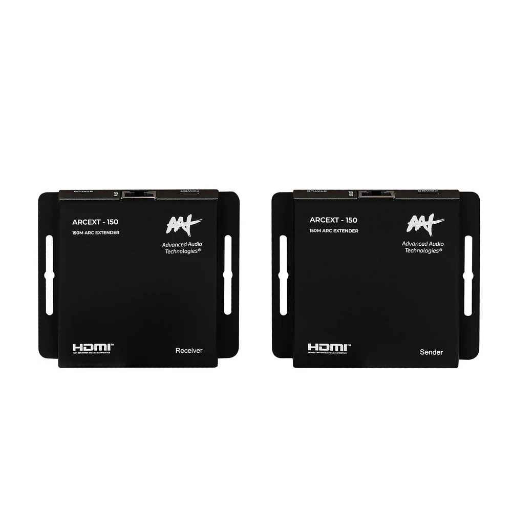 Extensor HDMI ARC e Óptico AAT ARCEXT-150 TX e RX por Cabo de Rede CAT5e ou CAT6 até 150 Metros