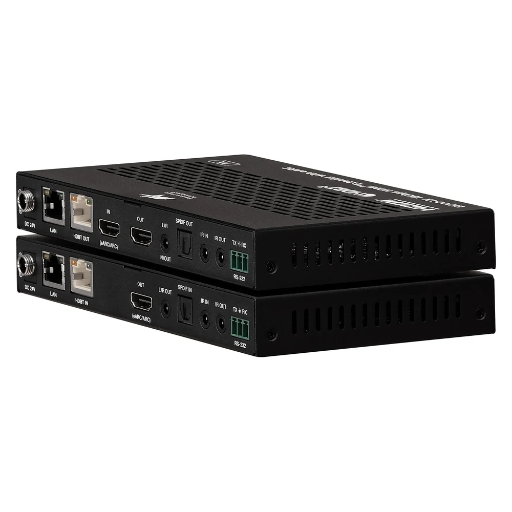 Extensor HDMI AAT EH-100 TX/RX HDBaseT 3.0 4K 60Hz 18 Gbps por Cabo CAT6A até 100 Metros