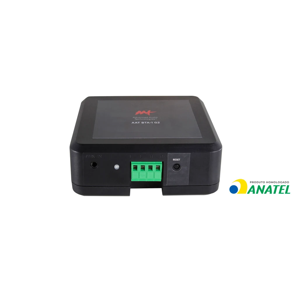 Amplificador Bluetooth AAT BTA-1 G2 Estéreo Classe D 30W RMS Compacto