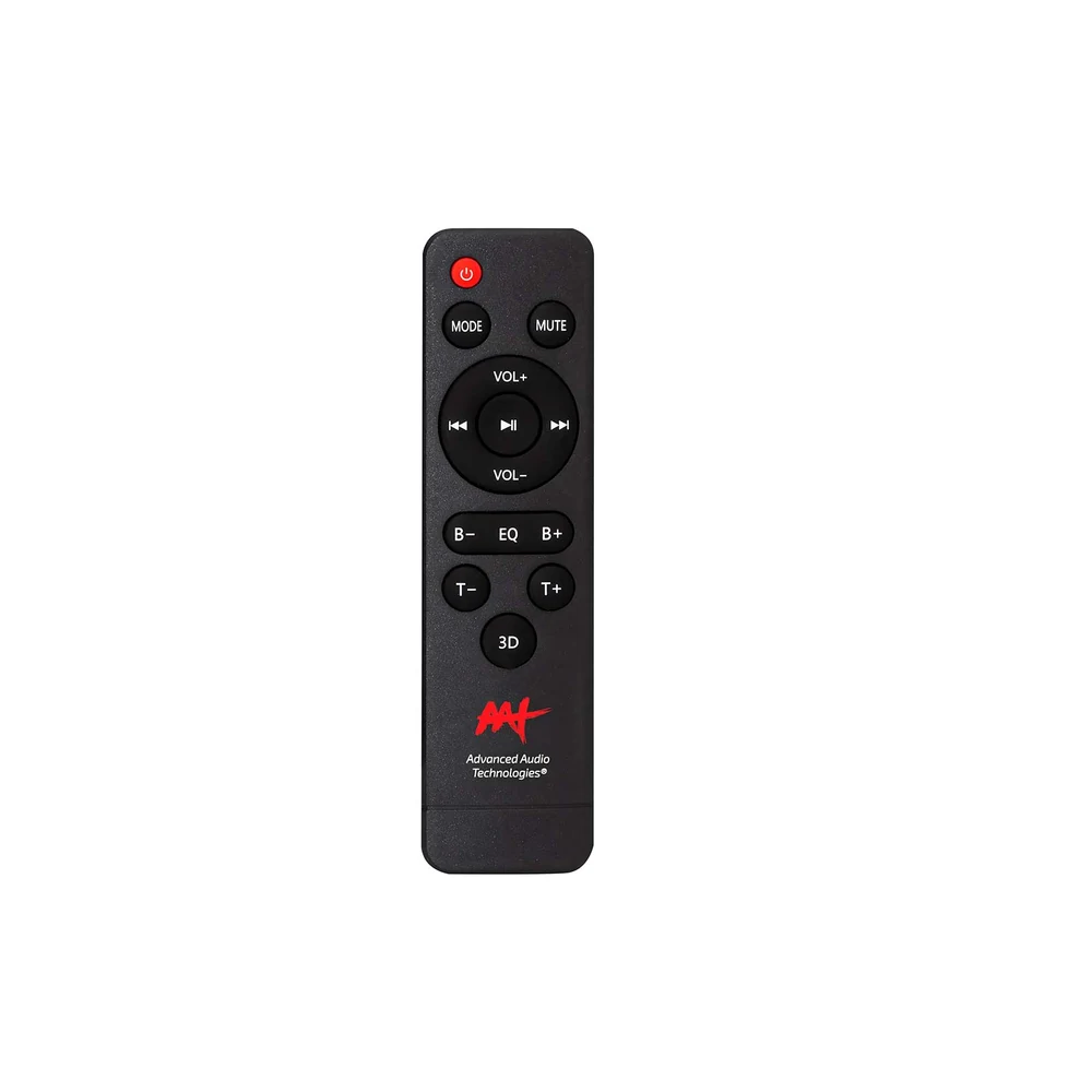 Receiver Compacto AAT BTA-3 2.1 Canais com Bluetooth 5.0, HDMI ARC e Saída para Subwoofer