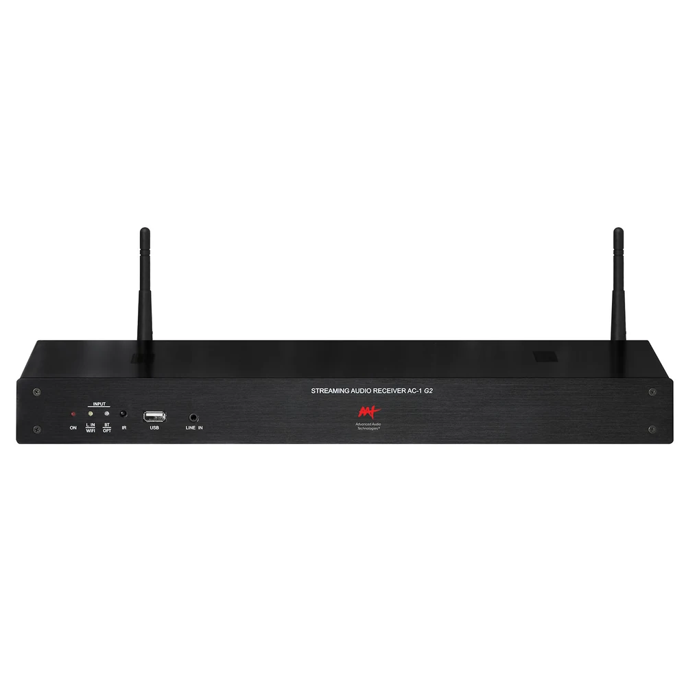 Receiver de Streaming AAT AudioCast AC-1 G2 Amplificado 2x60W RMS com Wi-Fi e Bluetooth