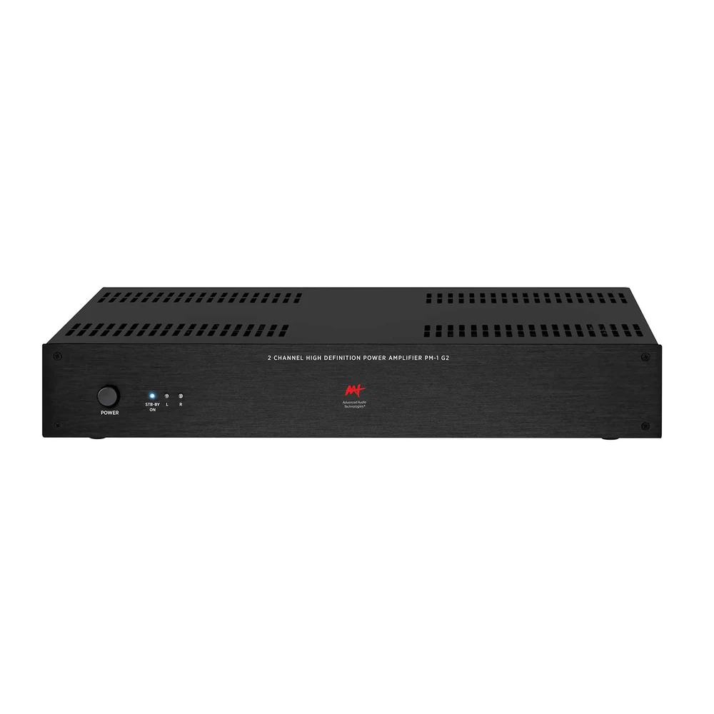 Amplificador de Potência Estéreo AAT PM-1 G2 Classe AB 2x180W RMS 1,5U
