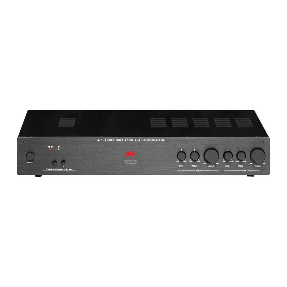 Amplificador Multiroom AAT PMR-2 G2 Analógico 2 Zonas Estéreo Classe D 4 Canais