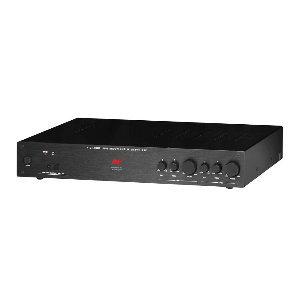 Amplificador Multiroom AAT PMR-2 G2 Analógico 2 Zonas Estéreo Classe D 4 Canais
