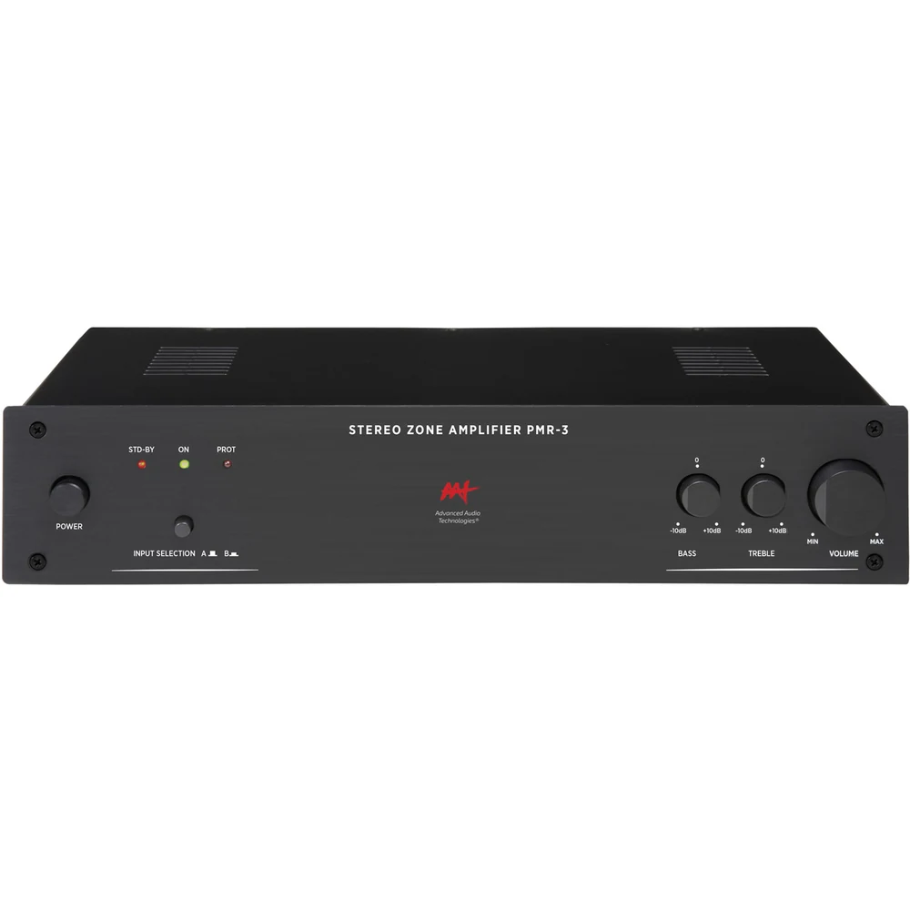 Amplificador Multiroom AAT PMR-3 Analógico 1 Zona Estéreo Classe D 2x50W RMS