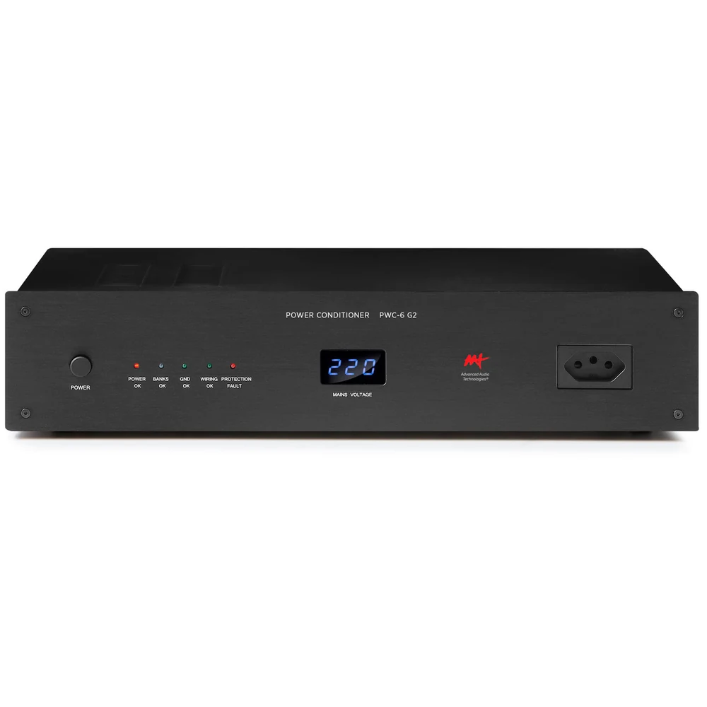 Condicionador de Energia AAT PWC-6 G2 Entrada 220V Saídas 110V 1100W com Voltímetro Digital