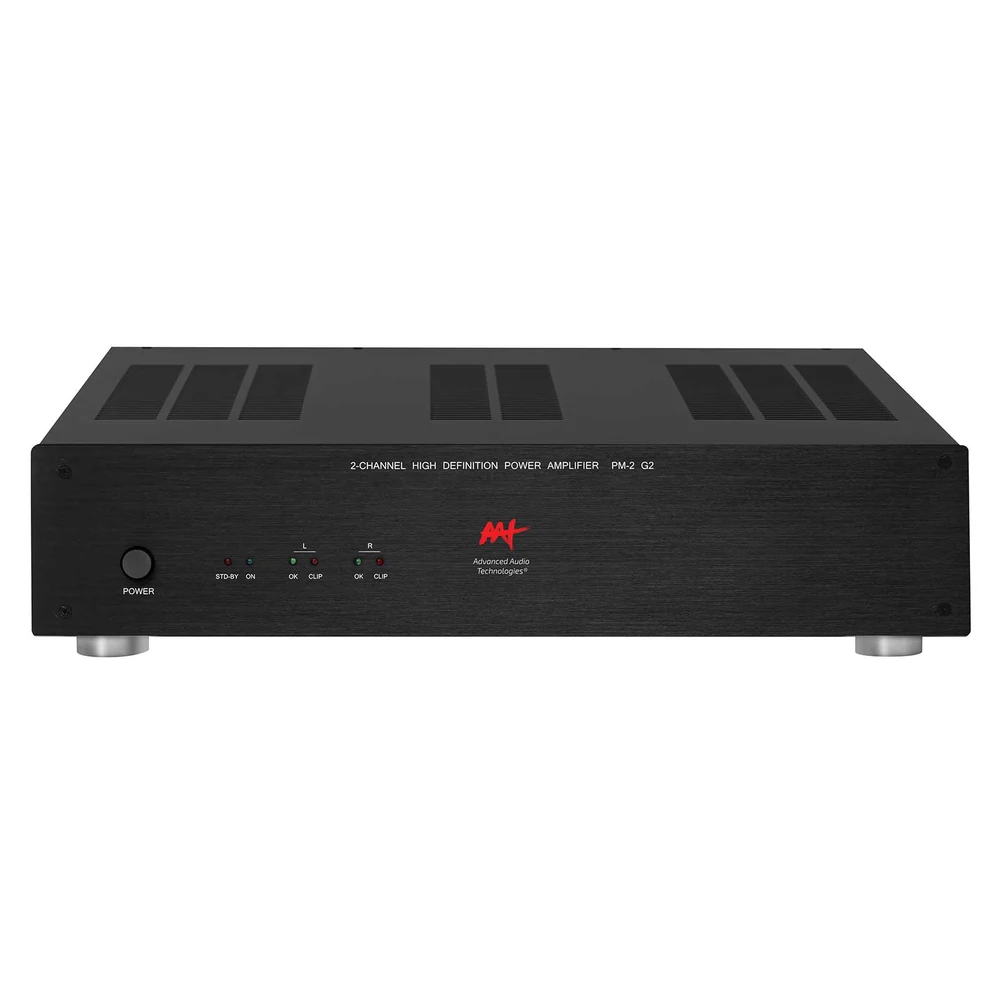 Amplificador de Potência Estéreo AAT PM-2 G2 Classe AB 2x250W RMS 2U