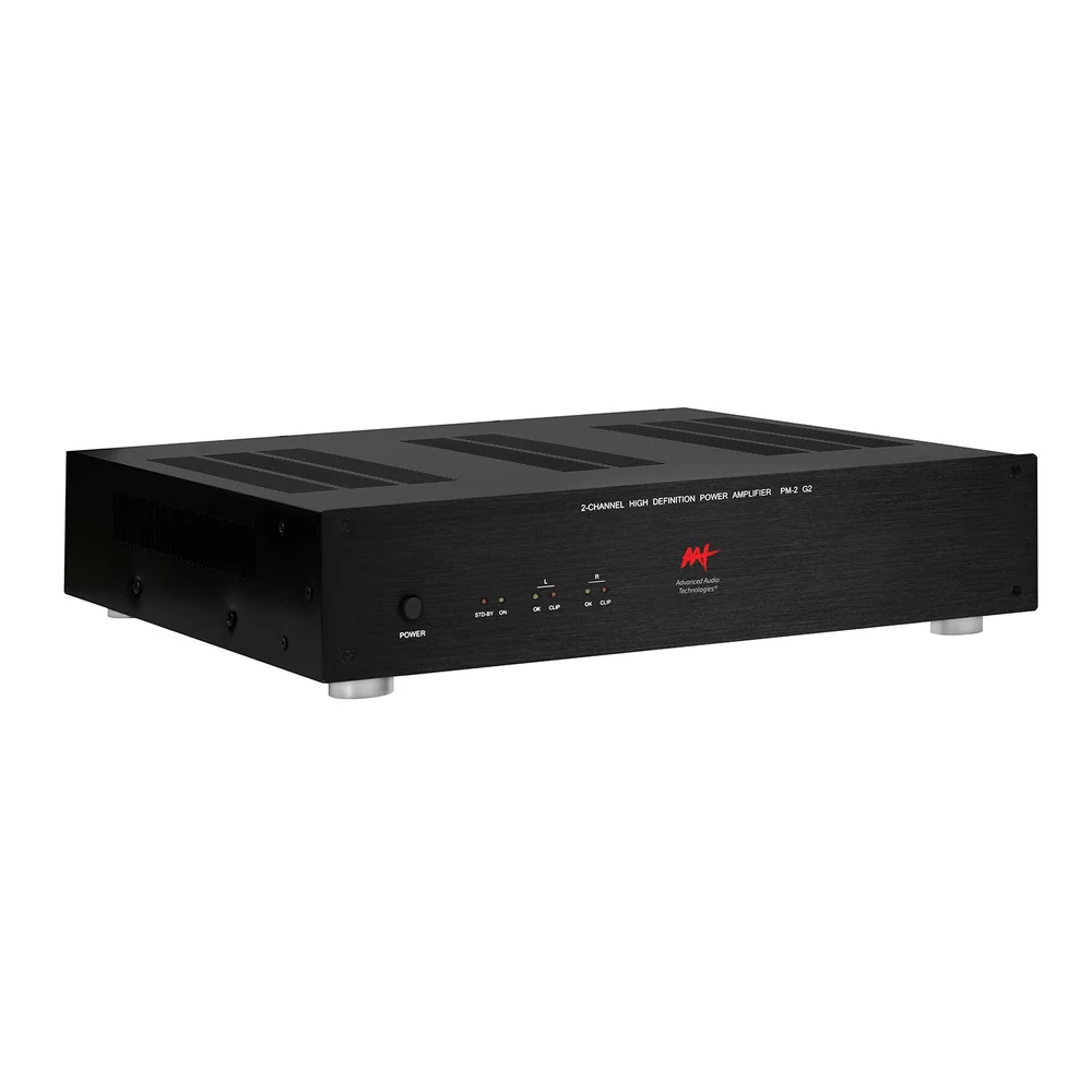 Amplificador de Potência Estéreo AAT PM-2 G2 Classe AB 2x250W RMS 2U