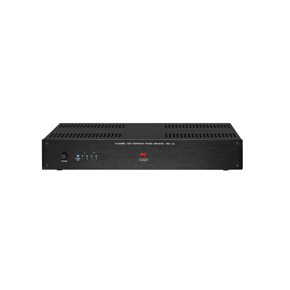 Amplificador de Potência AAT PM-4 G2 Classe AB 4 Canais 4x180W RMS 1,5U