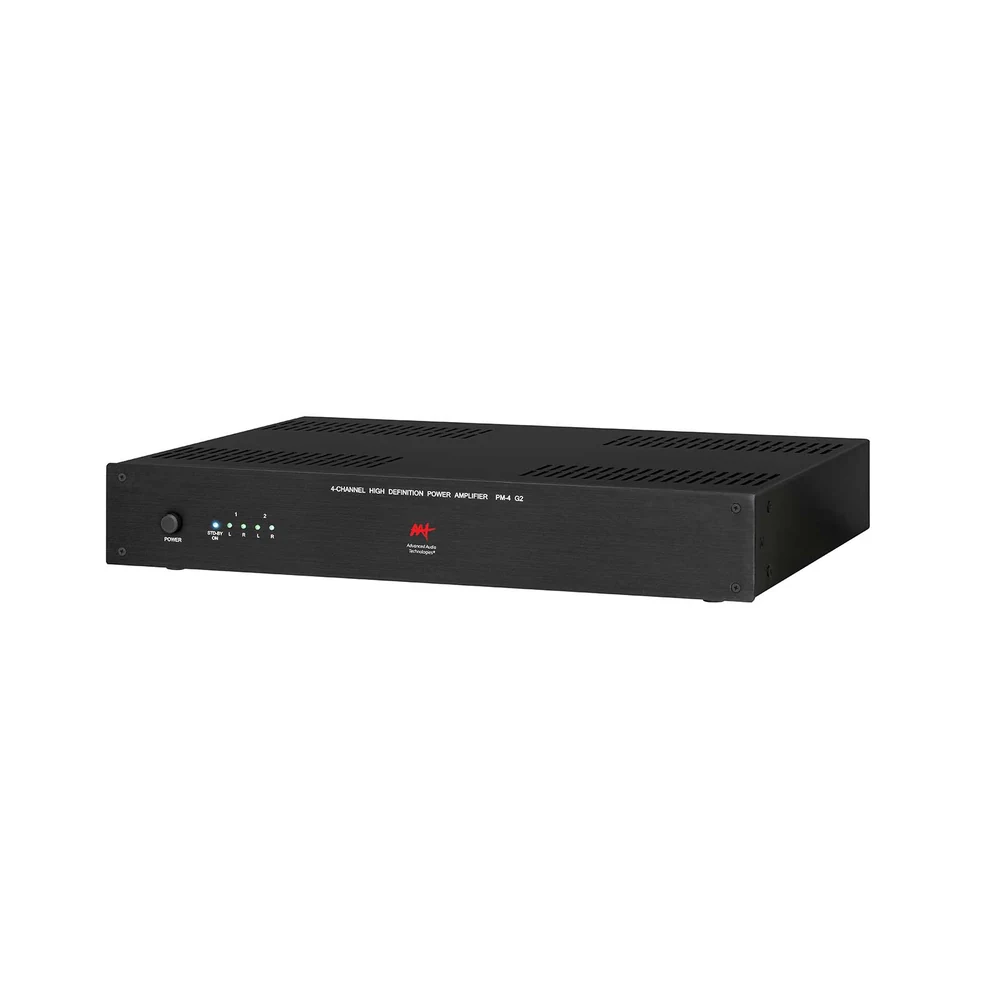 Amplificador de Potência AAT PM-4 G2 Classe AB 4 Canais 4x180W RMS 1,5U