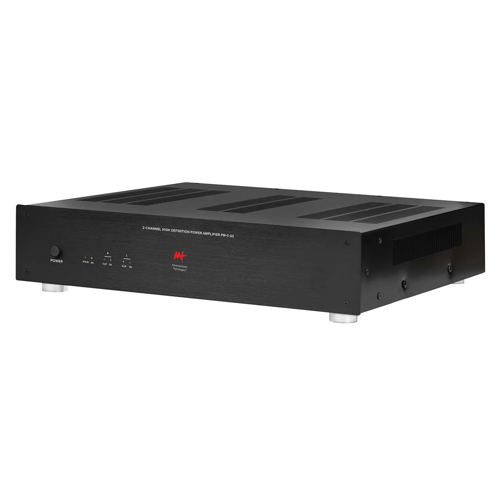 Amplificador de Potência Estéreo AAT PM-5 G2 Classe AB 2x175W RMS 2U