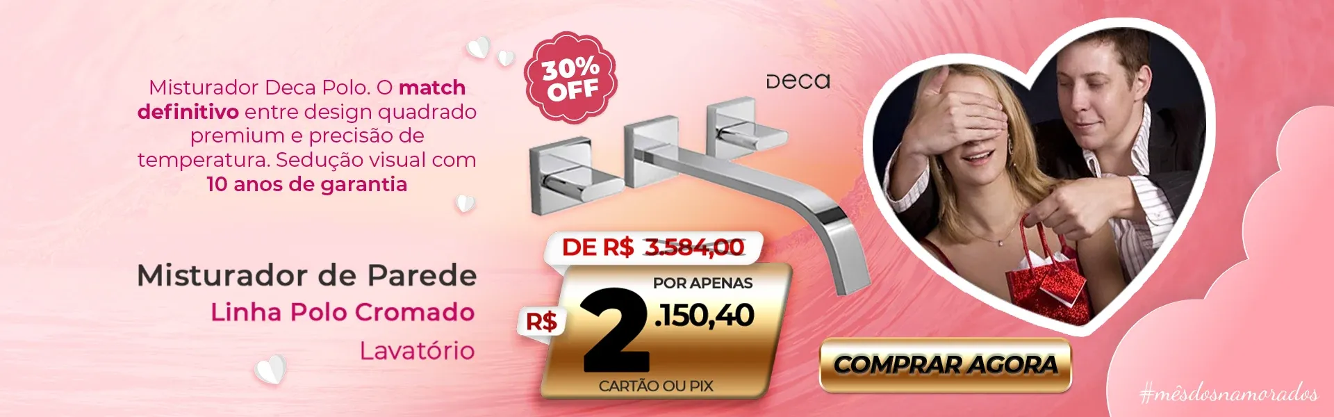 Misturador para Labatório Croma Linha Polo da Deca